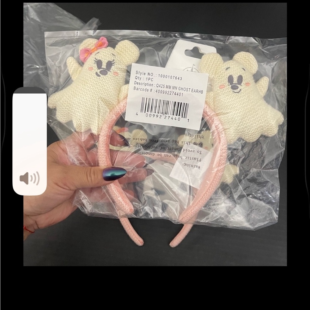 Mickey & Minnie Mouse ghost 2025 Halloween headband